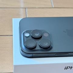 iPhone 16pro 256GB ブラックチタニウムの画像
