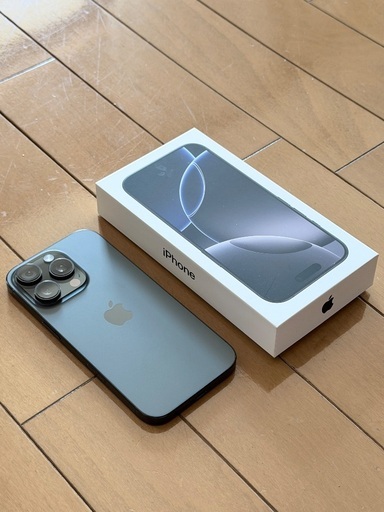 iPhone 16pro 256GB ブラックチタニウム