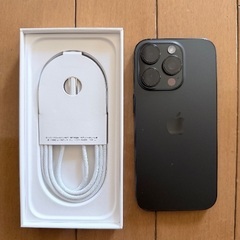 iPhone 16pro 256GB ブラックチタニウムの画像
