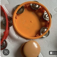タンバリン　カスタネット　ラッパ　アンパンマン　おもちゃセット　　　の画像