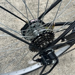 ボルディ(Voldy) 自転車 ママチャリ 折りたたみ 26インチ シマノ製6段変速 前カゴ ダイナモライト リングロック錠 泥除け 付き 折り畳み可能 シティサイクル VFC-001の画像