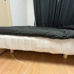 セミダブル ベッド マットレス付きの画像