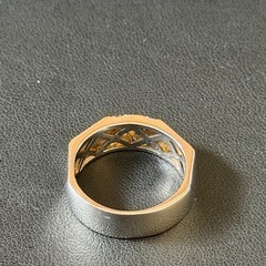 オーダーメイド　K18WGリング　アレキサンドライトの画像