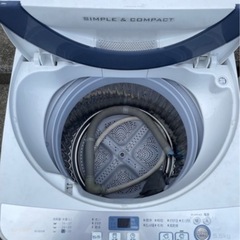 SHARP5.5kg全自動洗濯機　引き取り限定の画像