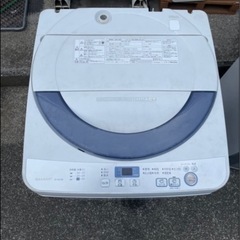 SHARP5.5kg全自動洗濯機　引き取り限定の画像