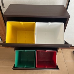 【家具調】分別ダストボックスの画像