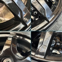 ㉘軽トラ・箱バン用の新品ゴツゴツタイヤと中古ホイールと新品ナット