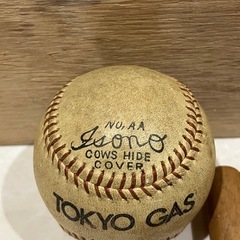 TOKYO GAS サインボール? 硬式野球ボールの画像