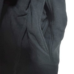 【ユニクロ】メンズ 黒いボタン付きカーディガンの画像