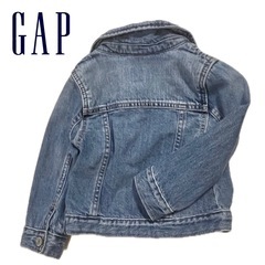 試着•水通しのみ【GAP】 デニムジャケット Gジャン 100 3yearsの画像