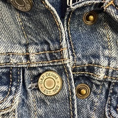 試着•水通しのみ【GAP】 デニムジャケット Gジャン 100 3yearsの画像
