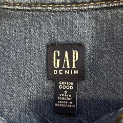 試着•水通しのみ【GAP】 デニムジャケット Gジャン 100 3yearsの画像