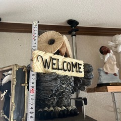 welcomeフクロウ　置物　オブジェの画像