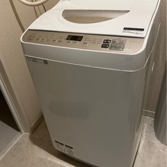 洗濯機（SHARP）の画像