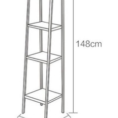 IKEA LERBERG シェルフユニット 飾り棚の画像