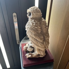 フクロウ置物　オブジェの画像