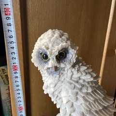 フクロウ置物　オブジェの画像