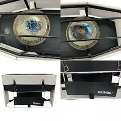 186001 現状品 Iwatani Corporation イワタニ産業 アウトドア ★ PRIMUS プリムス ONJA ツーバーナーコンロ　※屋外専用 P-COJ  ホワイト [0000000001397]の画像