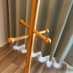 木製ポールハンガー・カバンかけの画像