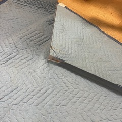 【無料】鏡付き収納棚 幅74×奥行35.5×高さ180（うるま市前原 引き取り）の画像