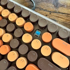 韓国風USBキーボード光りますの画像