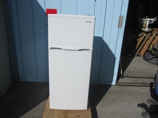 ２０２３年製　2ドア冷蔵庫　アイリスオーヤマ　IRSD-12B-W