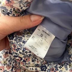 西松屋ジャンパー花柄90cmの画像