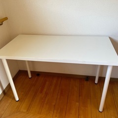 IKEA テーブル 白　120×60の画像
