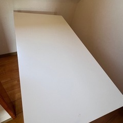 IKEA テーブル 白　120×60の画像