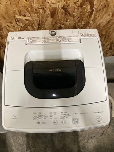 洗濯機【日立　5キロ　美品　2021年】