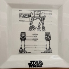 スターウォーズ　お皿　2枚の画像