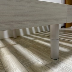 4ヶ月使用 綺麗 シングルベッド ホワイト 引越しのため急ぎの画像