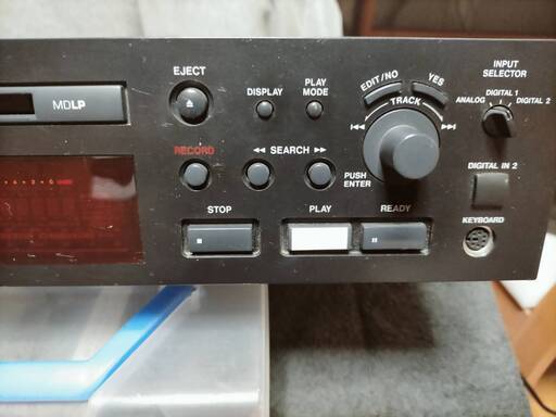 TASCAM MDレコーダー MD-350　通電確認　中古品