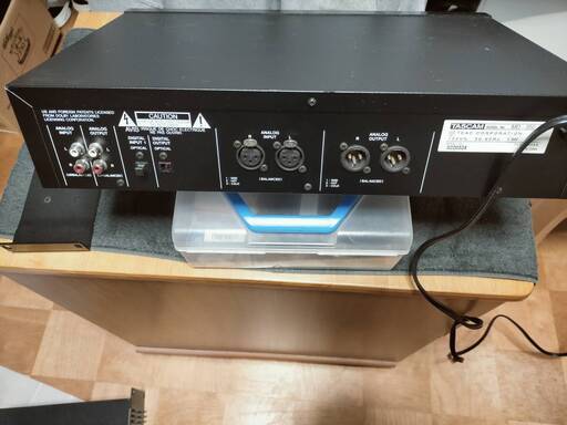 TASCAM MDレコーダー MD-350　通電確認　中古品