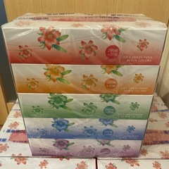 クラリス ボックスティッシュ 220組 ×50箱　新品未開封　まとめ売りの画像