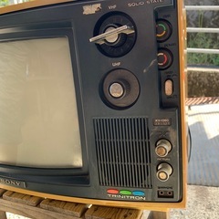 アンティーク　昭和レトロ　ブラウン管テレビの画像