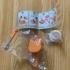 【ガチャガチャ】にゃんこキッチン　モーニング　スクランブルエッグセット　　の画像