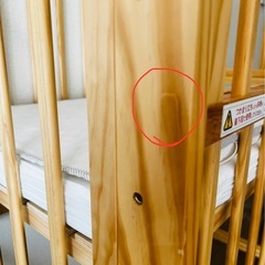 取引決定済　ベビーベッド　トール　yamatoya 希望者には布団セットもおつけしますの画像