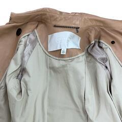 186005 COACH コーチ レザージャケット ベージュ 羊革/コットン [0000000001414]の画像