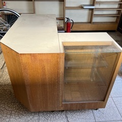 お店の古いカウンター　【市内配送無料】の画像