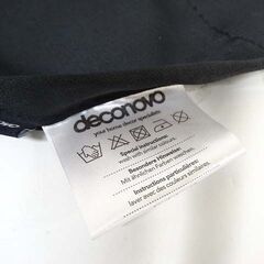 【恵庭】☆中古品☆カーテン ブラック deconovo 94×100 2枚 PayPay支払いOK！の画像