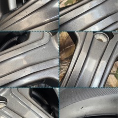 ㉙155/65R14新品タイヤ4本と中古美品ホイールとナット付きの画像