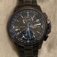 【傷多】CASIO OCEANUS クロノグラフ ブラックの画像