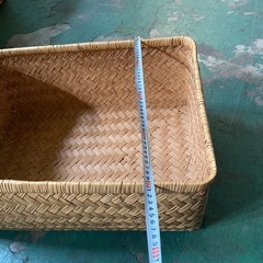 古道具　柳行李　やなぎこおり　収納箱　衣装入れの画像