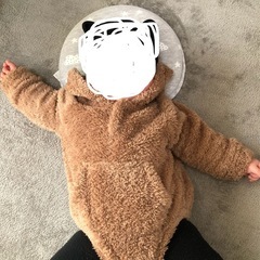 ロンパース モコモコの画像
