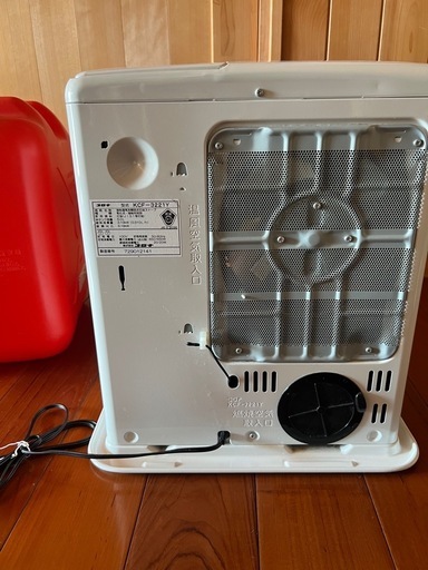 灯油ファンヒーター+灯油缶2個