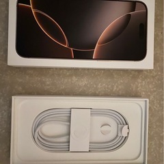 iPhone16ProMax256GBごーるどゴールドの画像