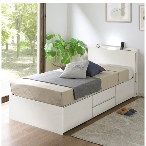 ニトリ シングルベッド マットレス付き 使用期間１年✨今週までの限定価格❗️