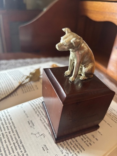 Victor ビクター犬　非売品　ゴールド　希少レア　置き物　昭和レトロ