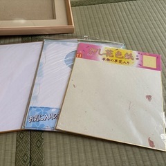 色紙と色紙入れの額セット♡の画像